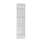 3x10 Turkish vintage runner rug hand-made blue runner 3x10 runner 310x75cm