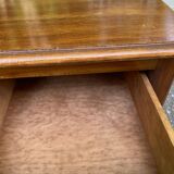 Louis XV wooden chest of drawers and bedside table