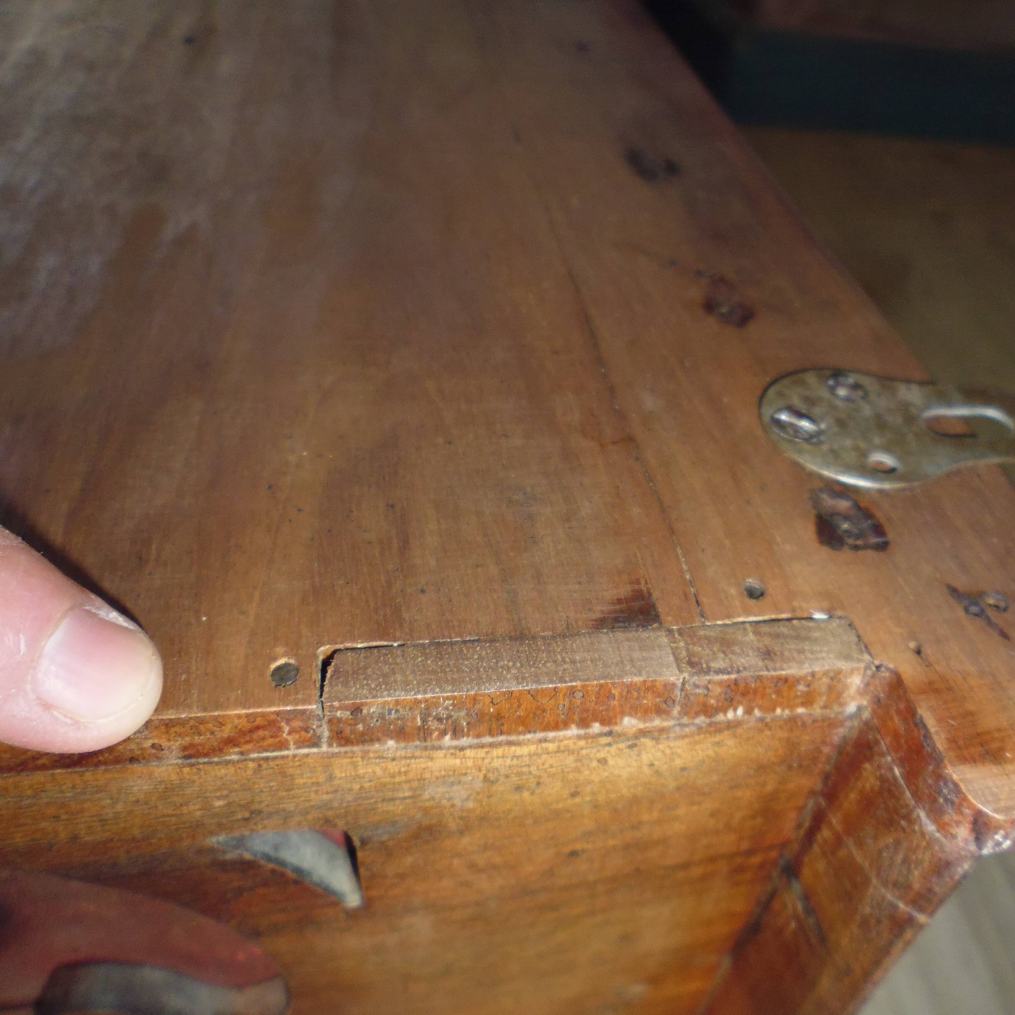 1900 walnut medicine cabinet