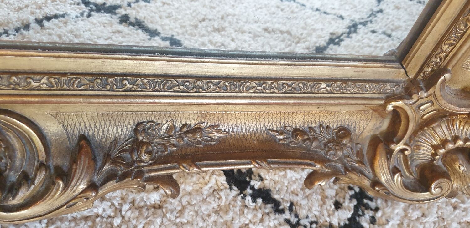 Golden mirror 116 x 97