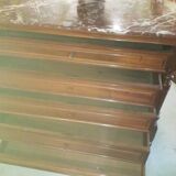 Walnut chest of drawers
