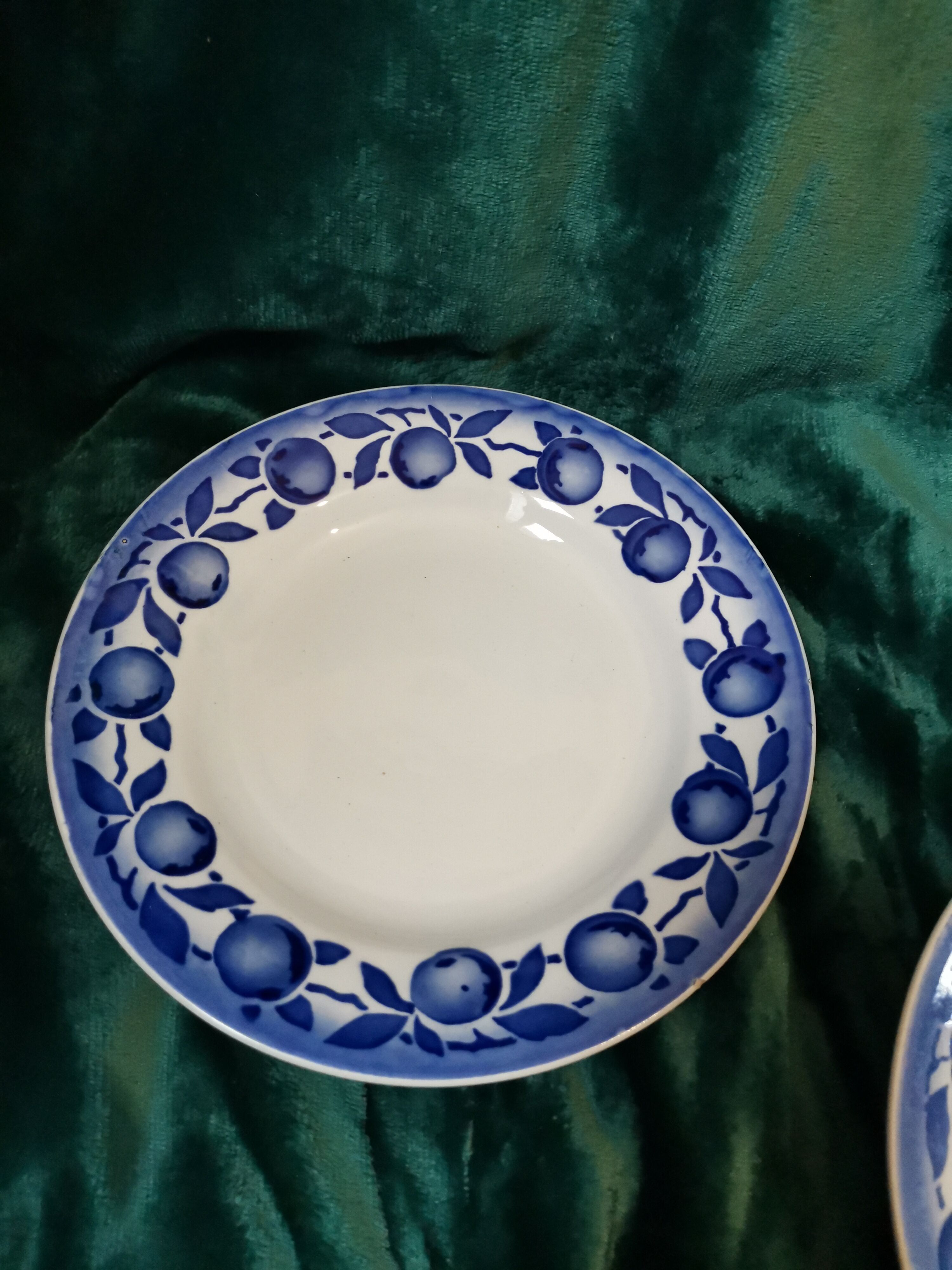 Duo plates flat and hollow apple Saint-Amand