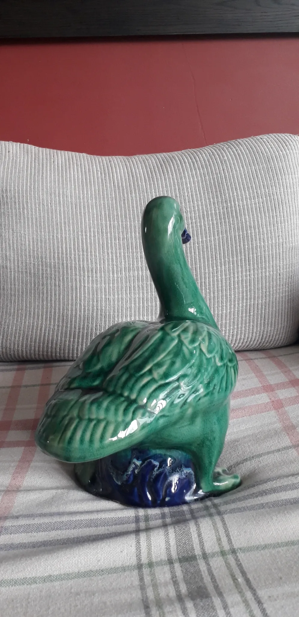 Vintage ceramic large duck