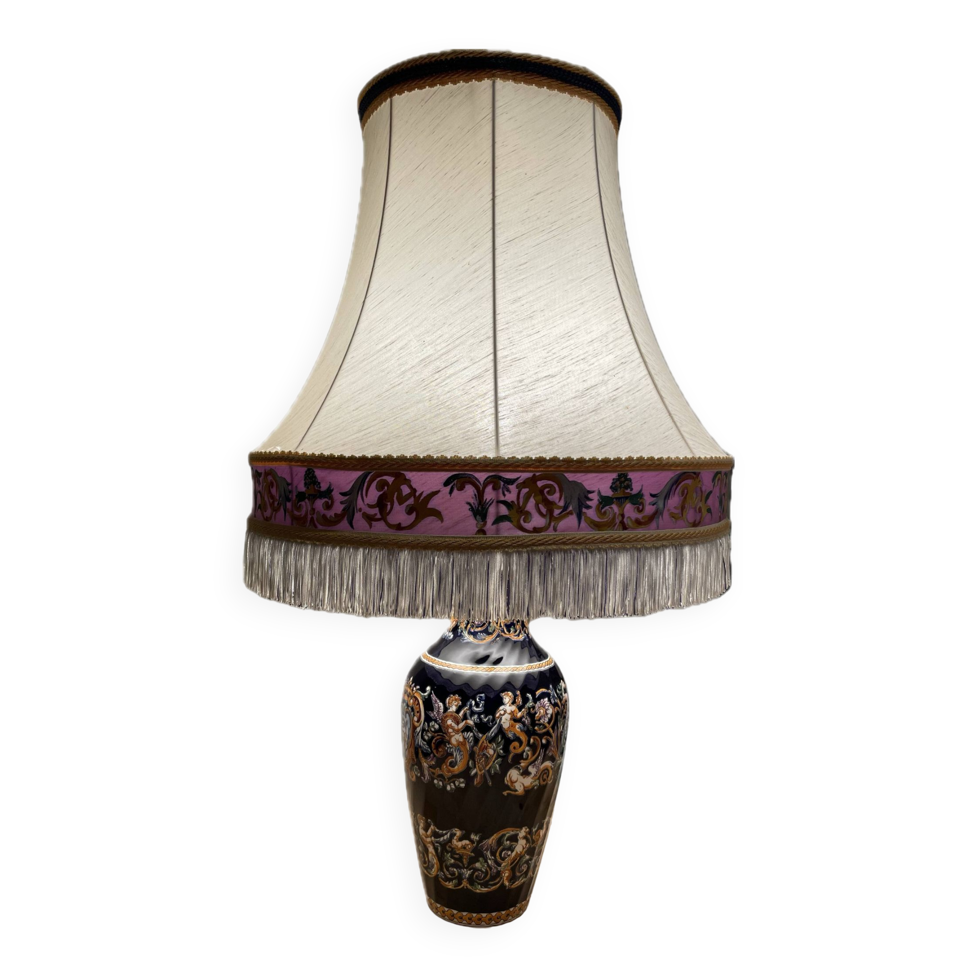 Gien porcelain lamp