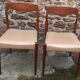 Pair of Danish chairs from the 1970s, Moller type.