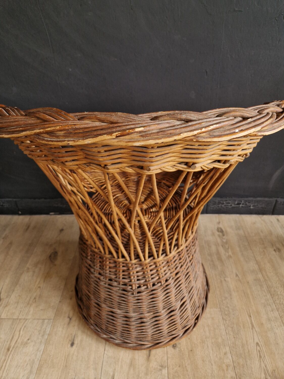 Rattan armchair