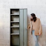 Metal industrial cloakroom