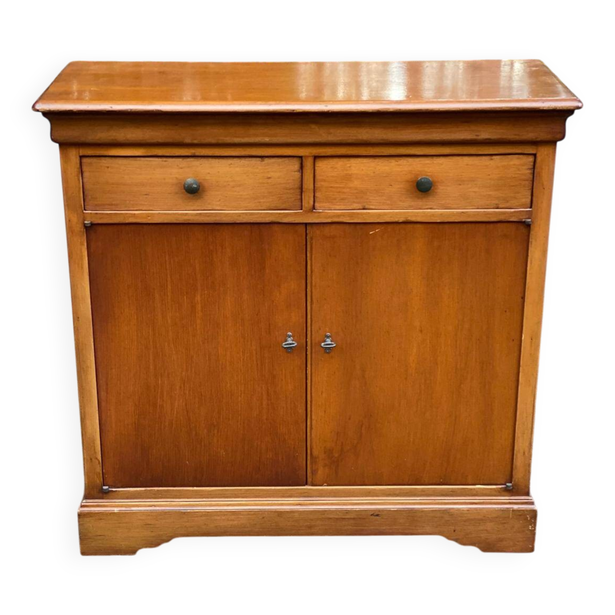 20th century solid oak satin wood sideboard