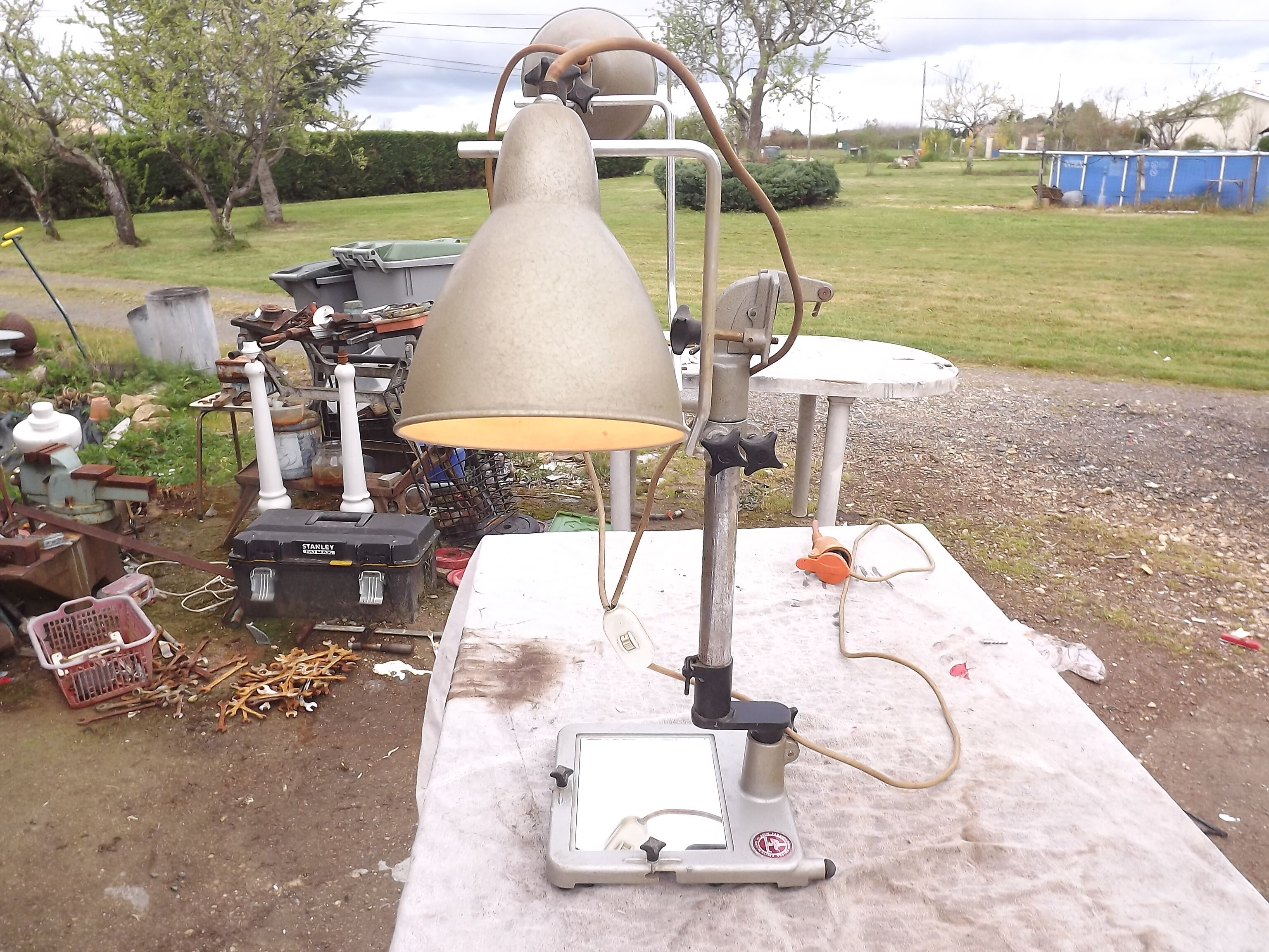 Industrial lamp Bolex-Paillard (Switzerland)