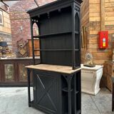 Black patinated bar back