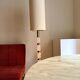 Lampe allemande en acier et marbre