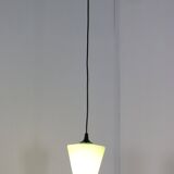 Lampe suspendue en verre vert