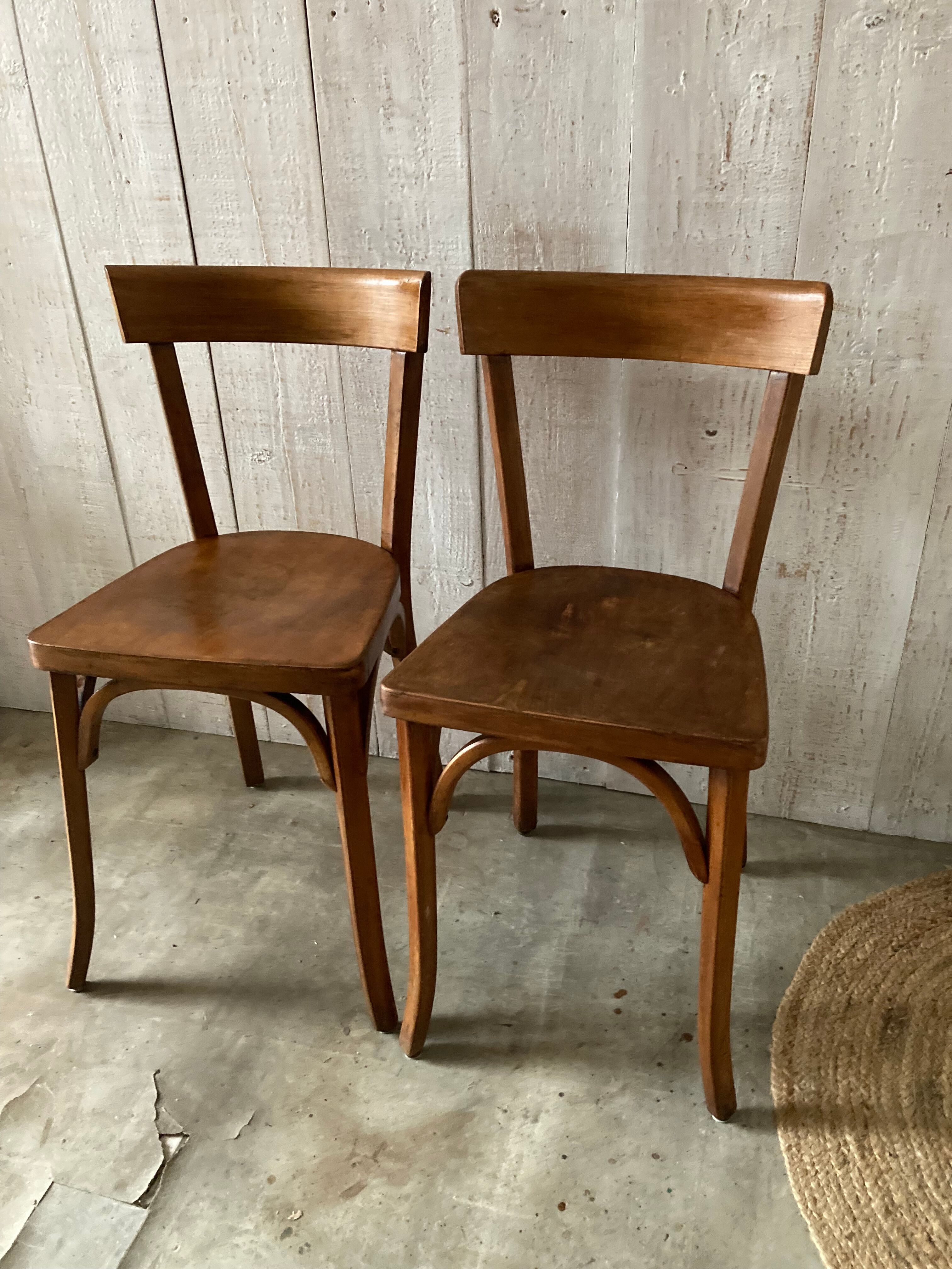 Pair of Baumann chairs