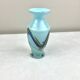 Small colored glass vase