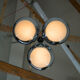 Chrome-Plated Functionalist Chandelier by Zukov, 1940s