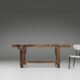 Industrial solid oak Workbench, Belgium ca. 1900