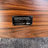 Vitra Eames Lounge Chair XL + Ottoman, Cognac leather & Santos Rosewood