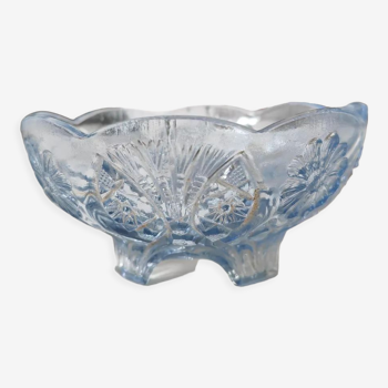 Old blue bowl