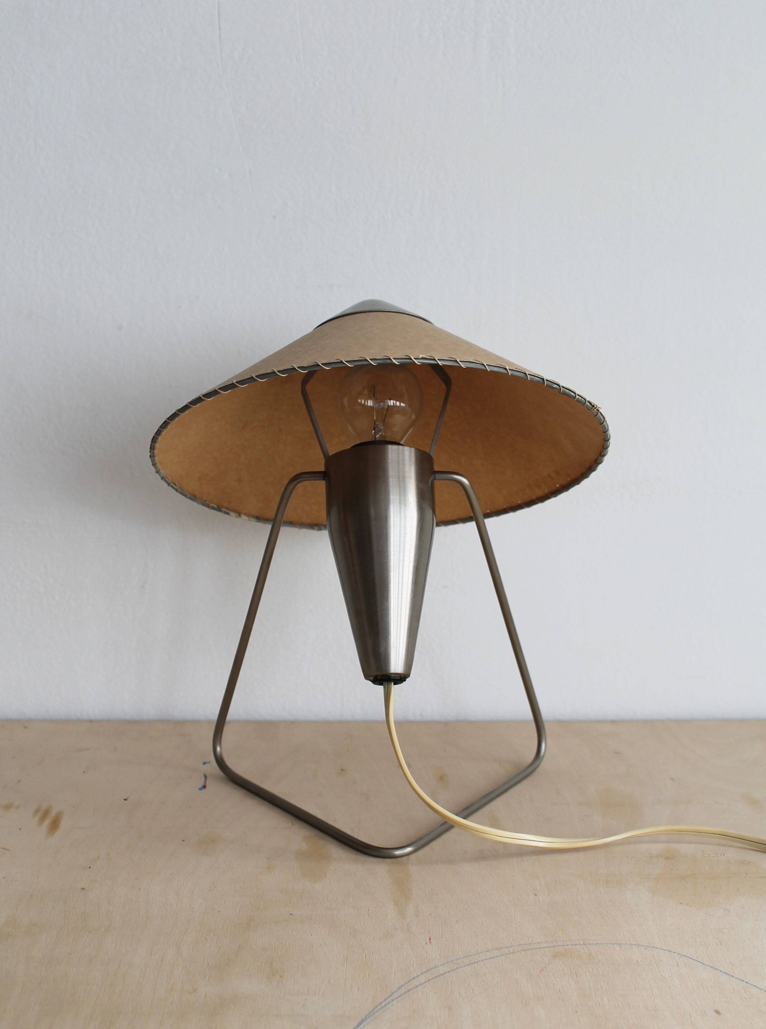 1950s Czech Modernist Table Lamp by Helena Frantová