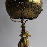 Bronze elephant lamp