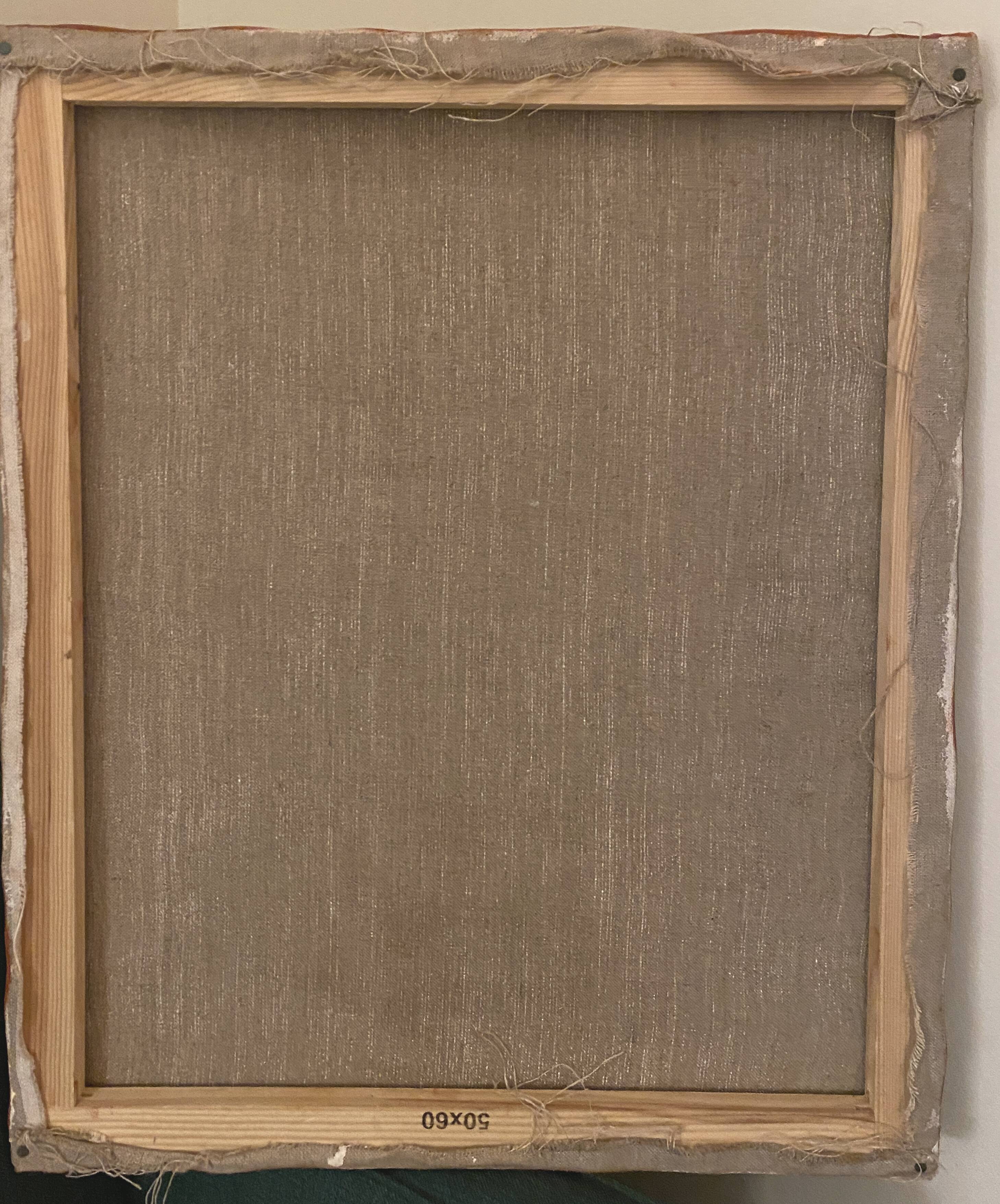 American abstract expressionism inspired oil painting