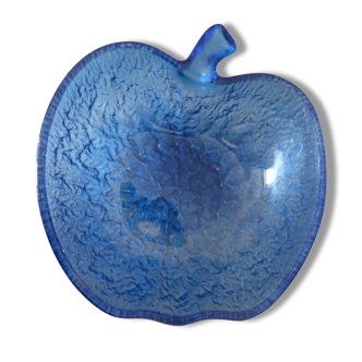 Blue vintage Apple Bowl