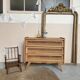 Commode Vintage Bois et Rotin