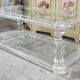 Table basse design Maison Roméo en lucite et verre – années 70