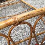 1-seat rattan basket bed