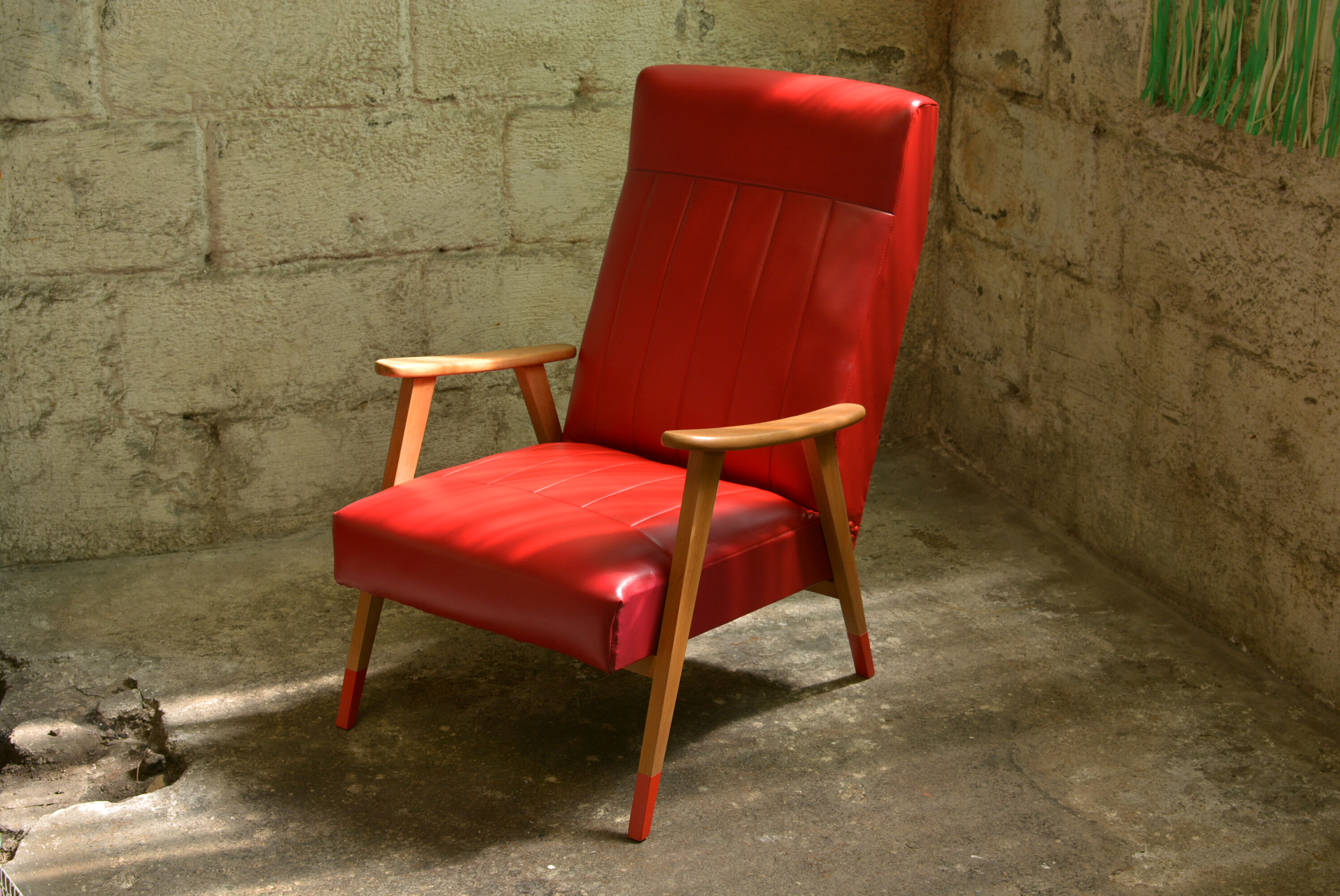 Fauteuil scandinave vintage