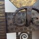 Iron iron wall coat rack 1930