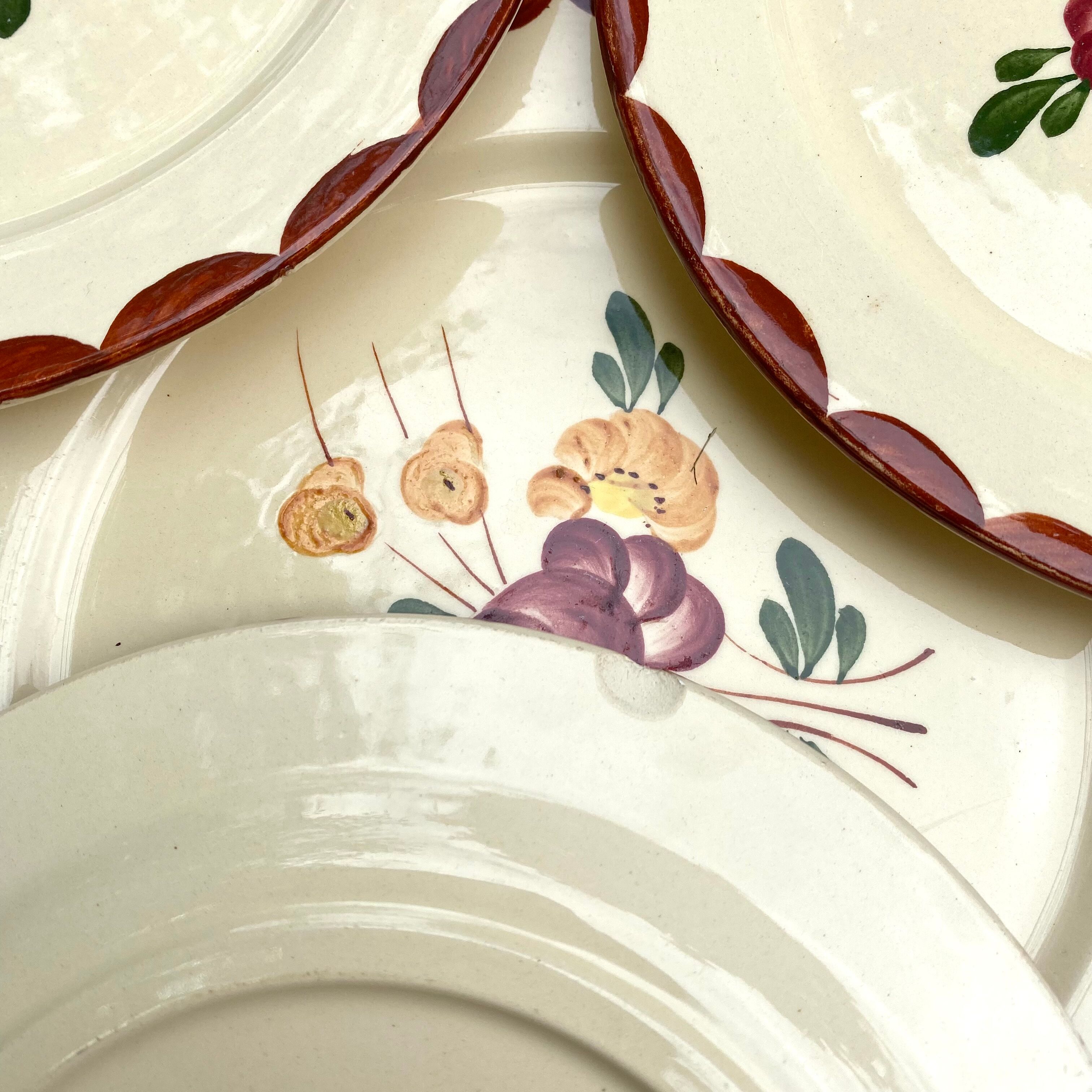 Old dessert plates