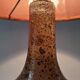 Vintage pyrite stone lamp