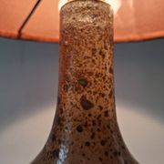 Vintage pyrite stone lamp