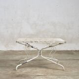 Iron garden table