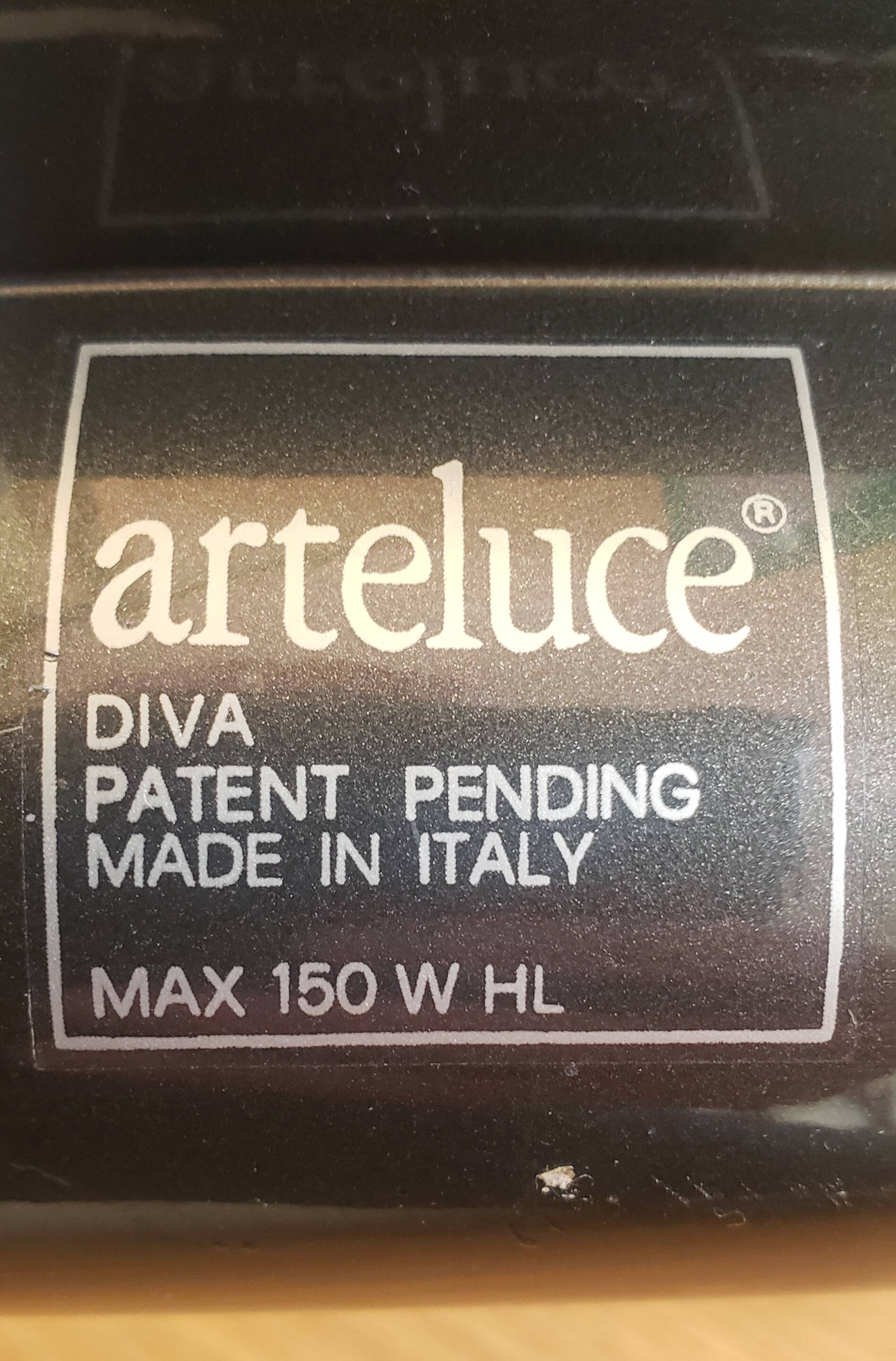 Pair of Arteluce Diva wall lights by Ezio Didone