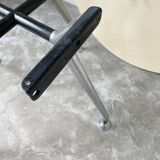 Tecno Nomos Round Table Brushed Metal