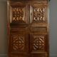four-panel cabinet from the 18th century in solid walnut