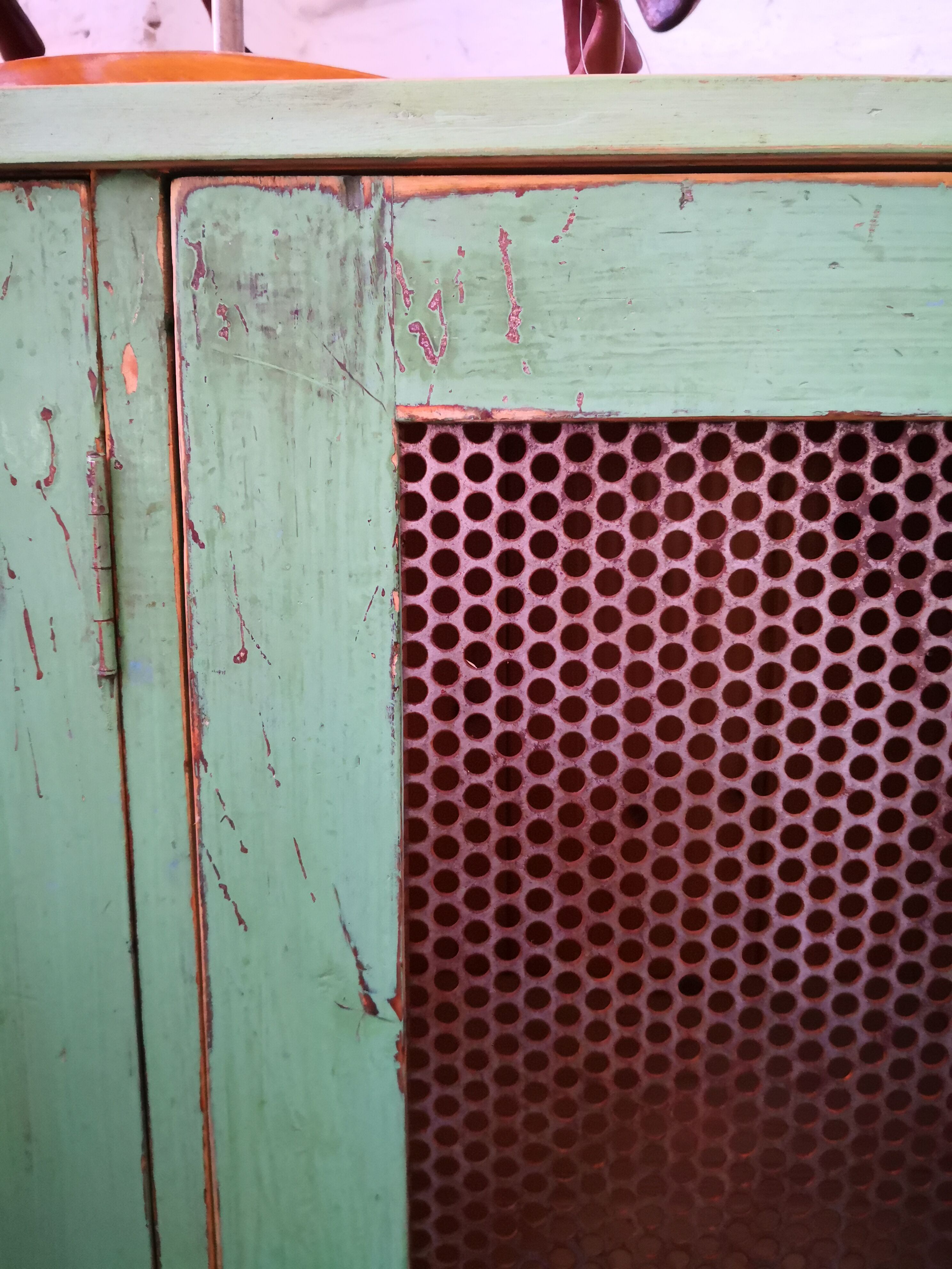 Garde manger en bois années 60