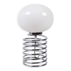 lampe ressort en métal - 1970s