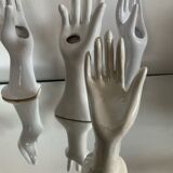 Set of 4 vintage ceramic soliflore hands