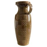 Mid Century West German Ceramic Large Handled Vase by Scheurich, 1950s