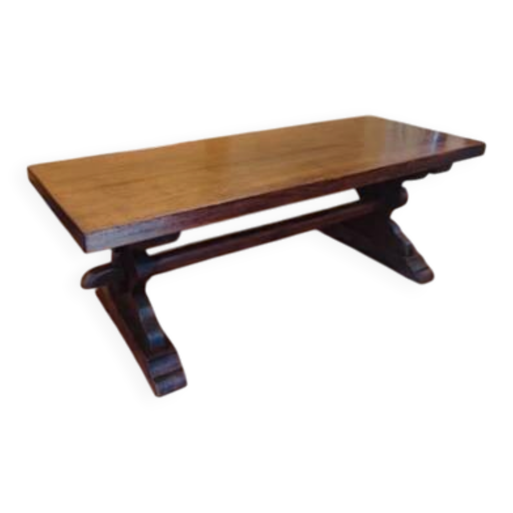 Monastery table in solid oak – 220 cm
