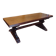 Monastery table in solid oak – 220 cm