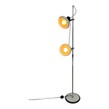Aluminum floor lamp from the 60s