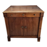 Directoire style sideboard with trompe l'oeil drawer in solid wood