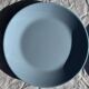 Set of 6 vintage blue dessert plates D18 (1)