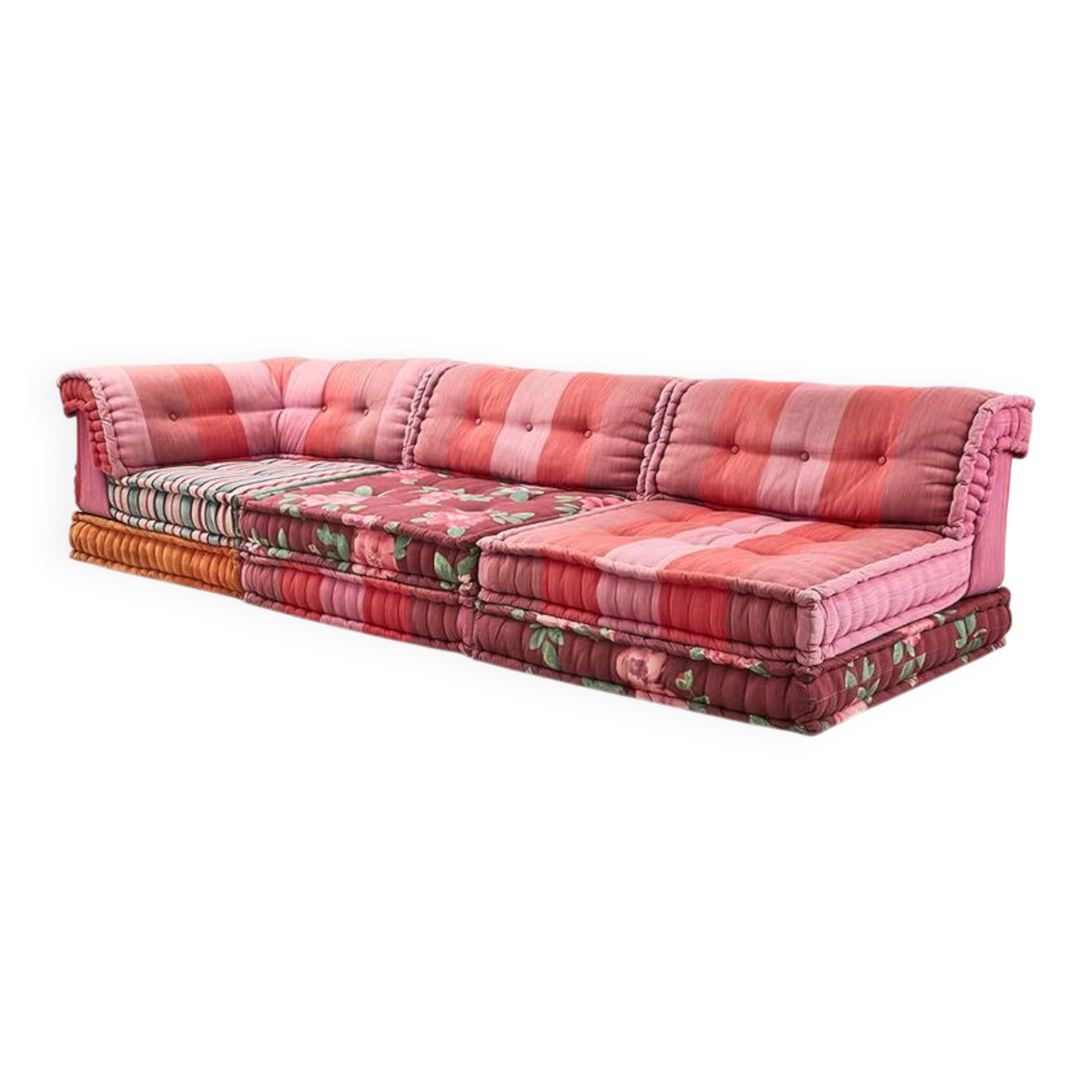 Canapé Mah Jong emblématique par Hans Hopfer pour Roche Bobois France 1971