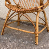 Pair of vintage shell armchairs 1950