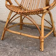 Pair of vintage shell armchairs 1950
